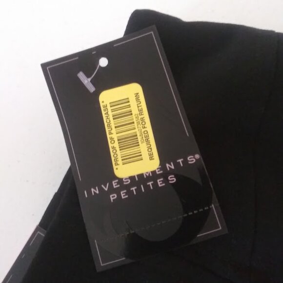 Investments Petites women's size 10 black pencil skirt - Picture 8 of 12